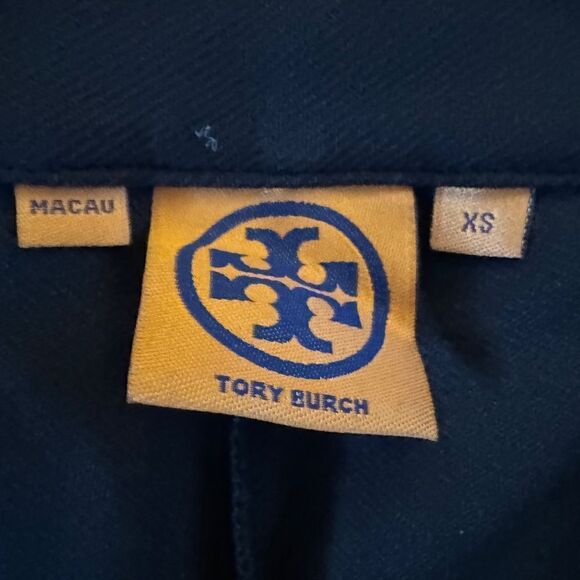 Tory Burch Charcoal texturized Leggings with side seam detail.  XS - Picture 4 of 11